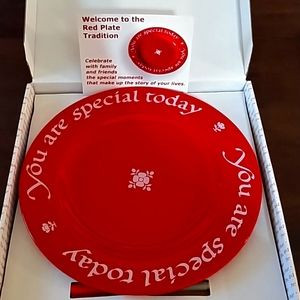 Official Red Plate Family event commerative